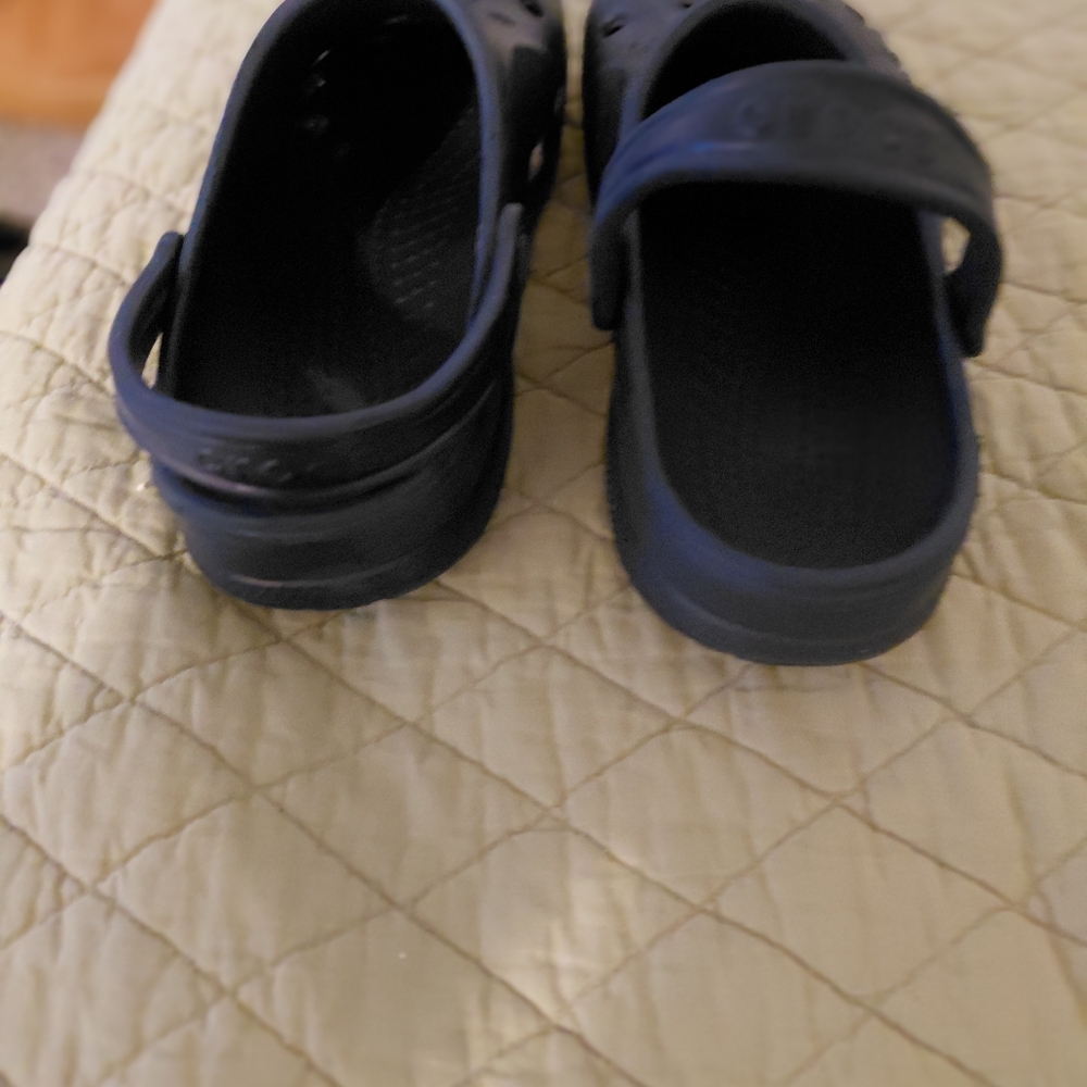 Navy Blue Clogs - Picture 2 of 2